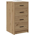 Credenza Compatta in Legno Rovere Artigianale 40 x 41 x 75 cm